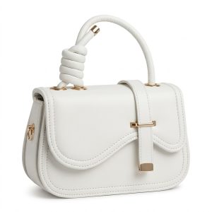 The Aylin Alabaster Knot Satchel
